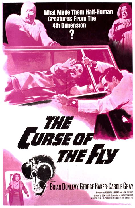 The celebrities in the curse of the fly
